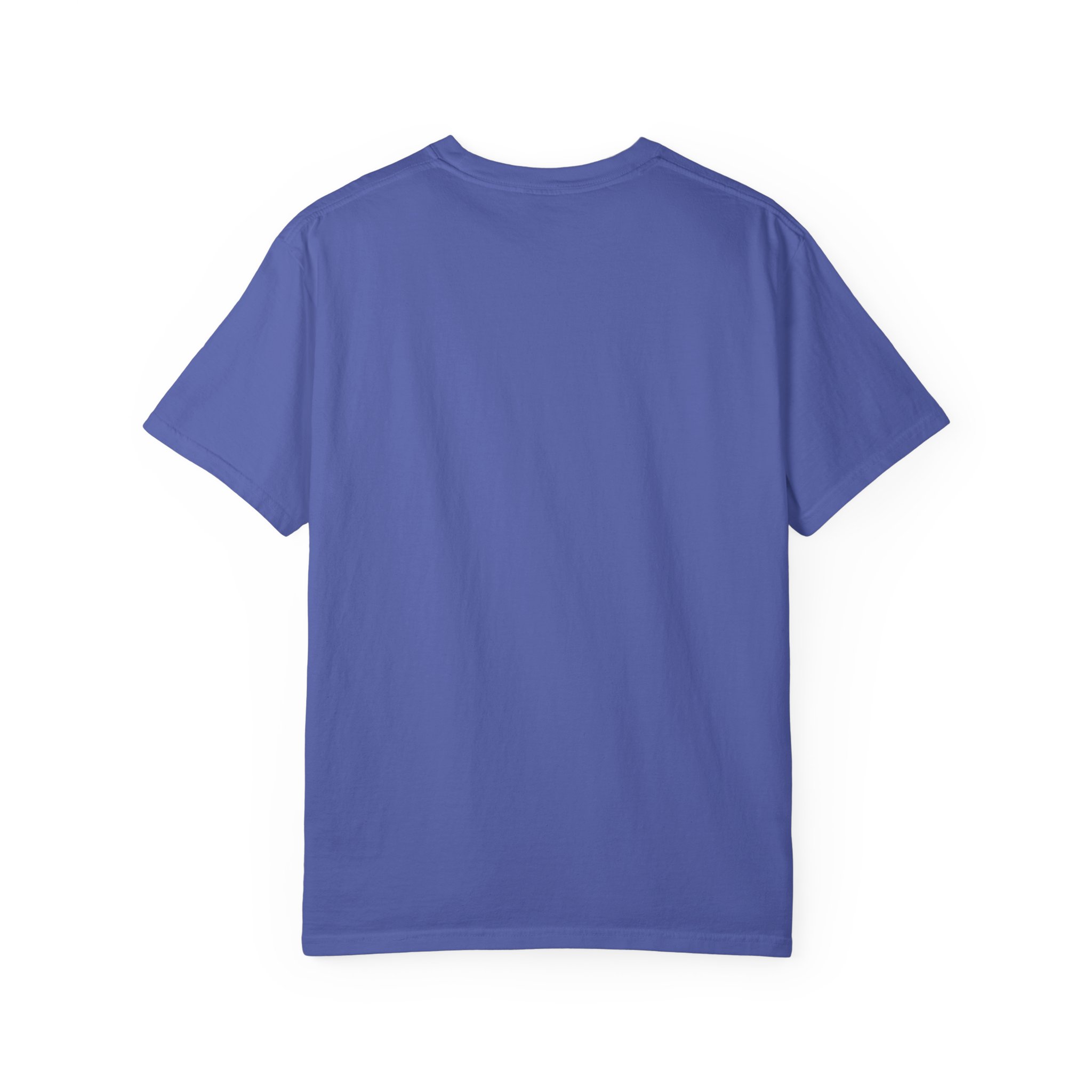 The Codefather T-shirt in Periwinkle, back view