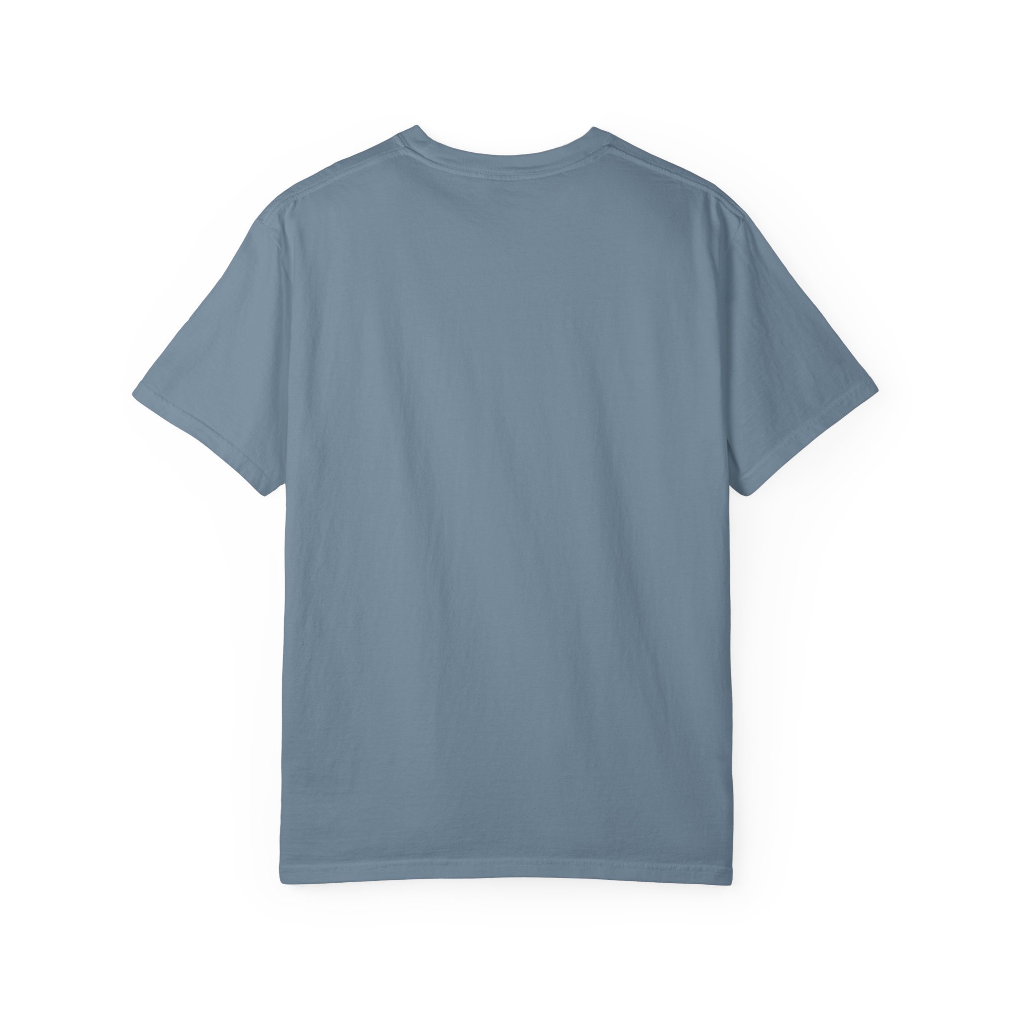 The Codefather T-shirt in Ice Blue, back view