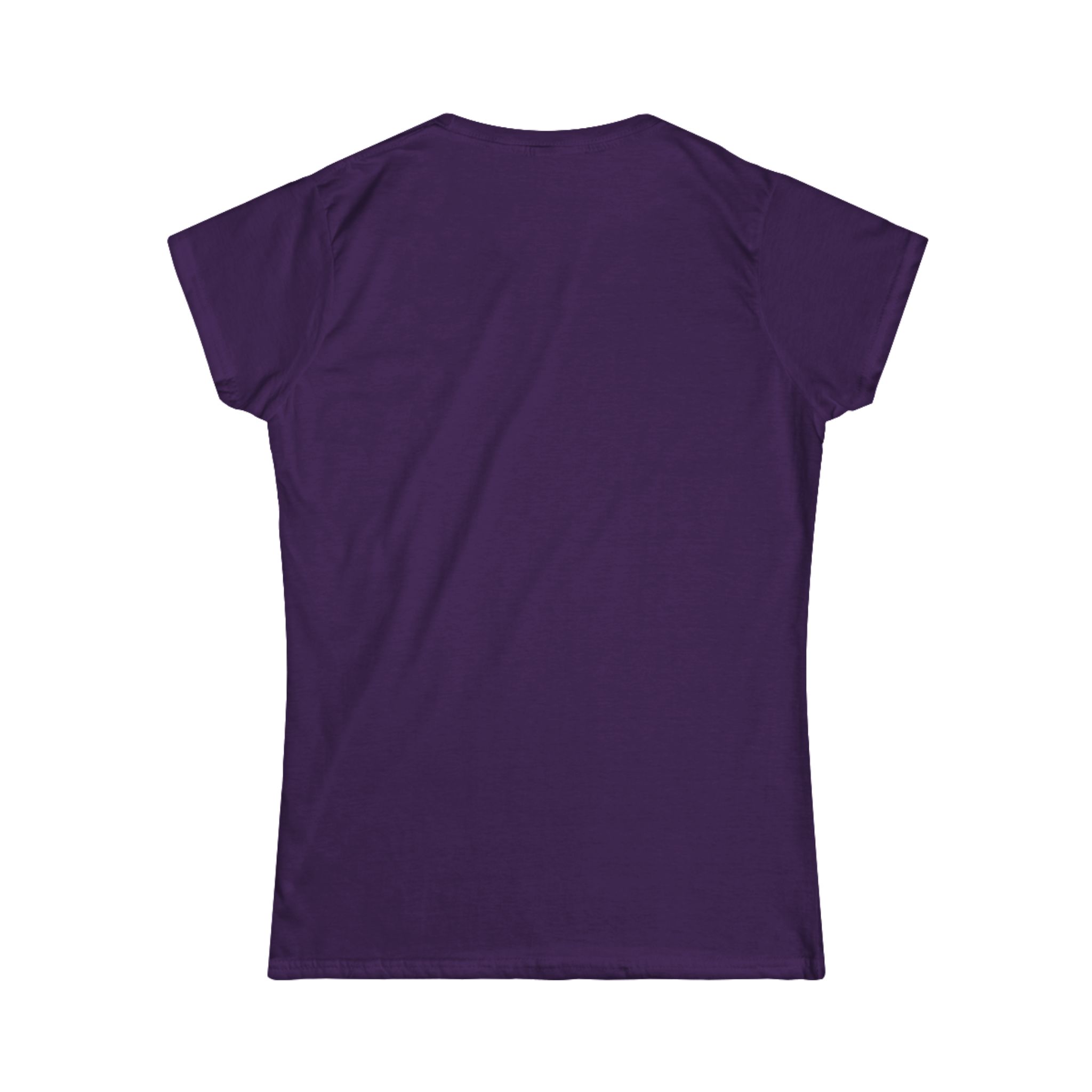 Why Think When You Can Prompt women's T-shirt in Purple, back view