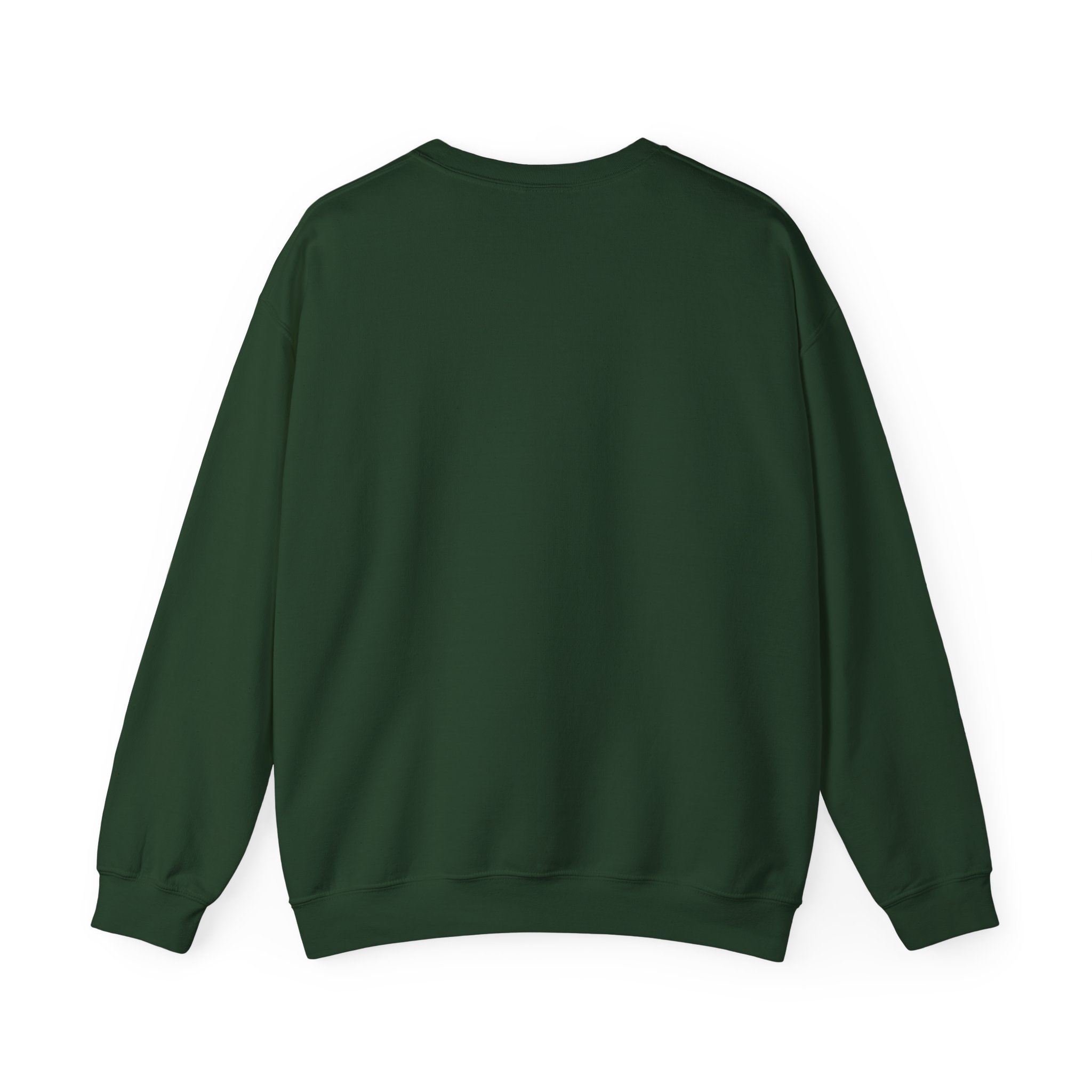 Shades of Grey Exist crewneck sweatshirt in Forest Green, back view