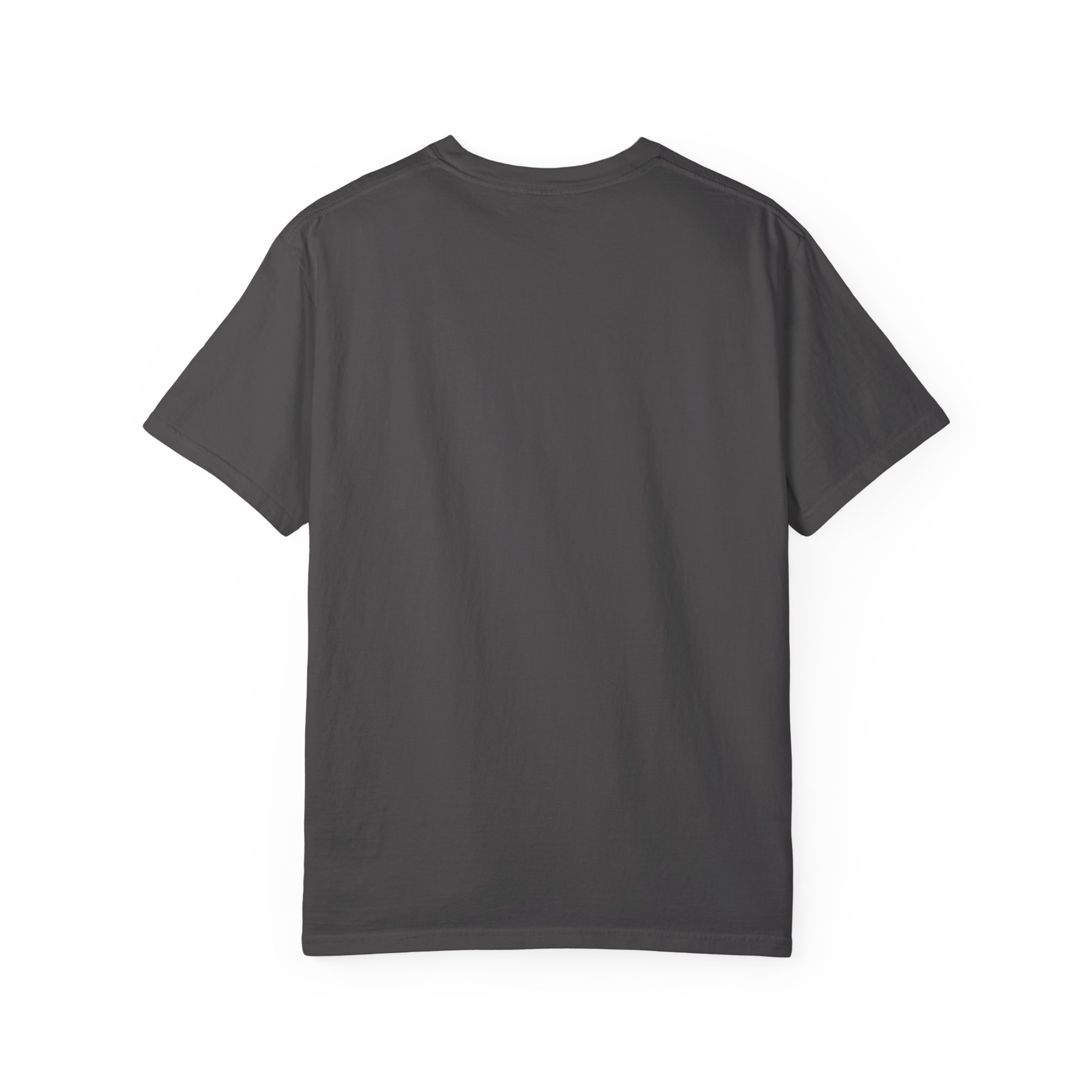 Shades of Grey Exist T-shirt in Graphite, back view