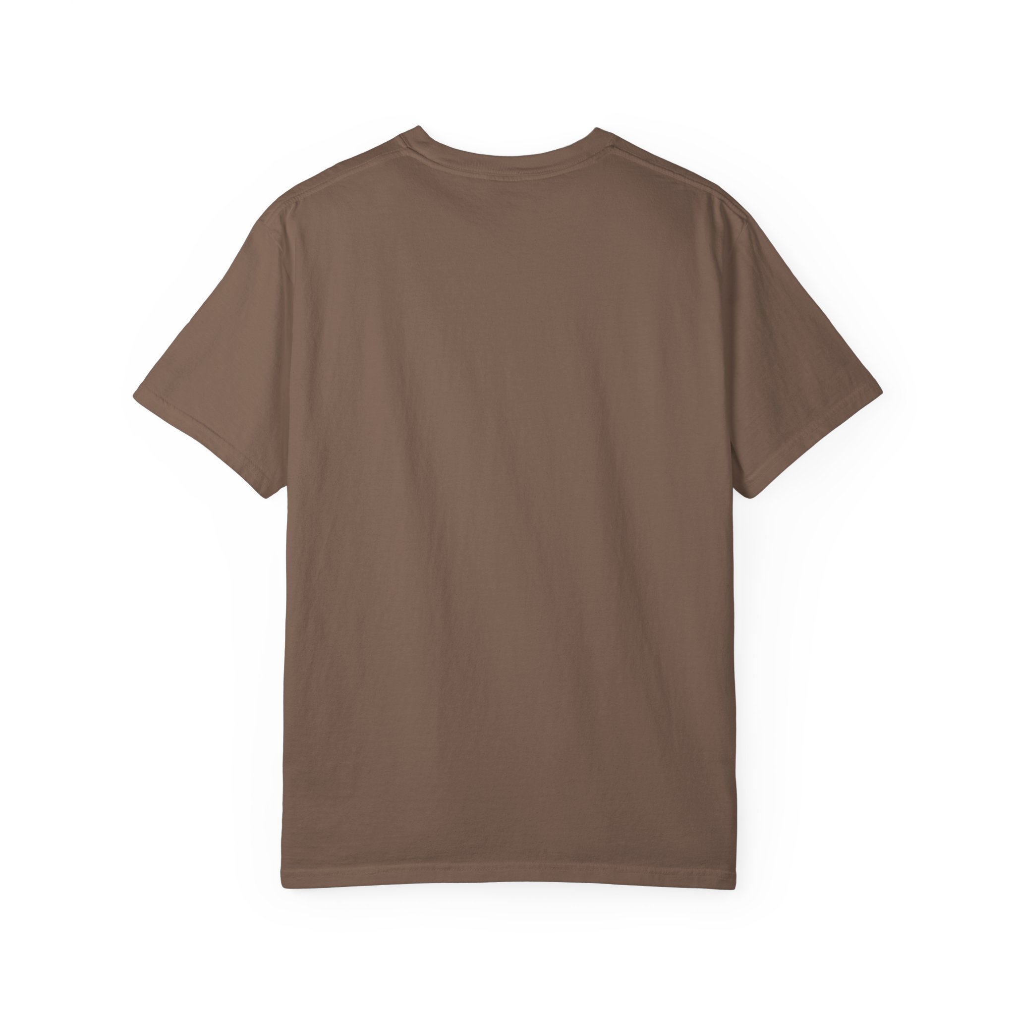 Shades of Grey Exist T-shirt in Espresso, back view