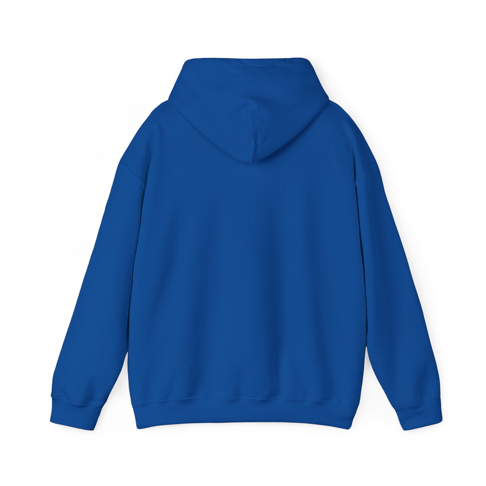 Did You Turn It Off and Back On? hoodie in Royal, back view