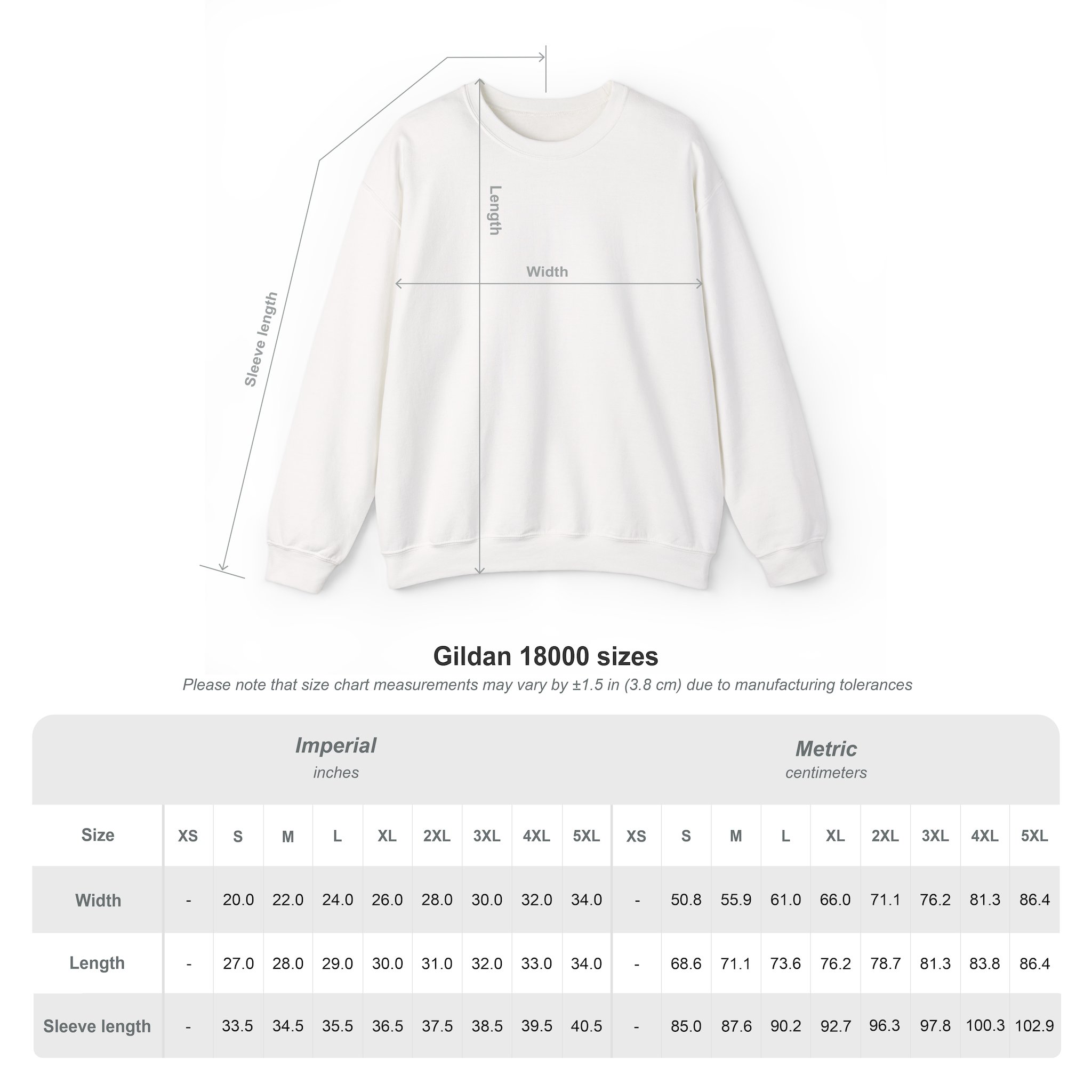 Take a Break Hammock crewneck sweatshirt in Purple, size chart