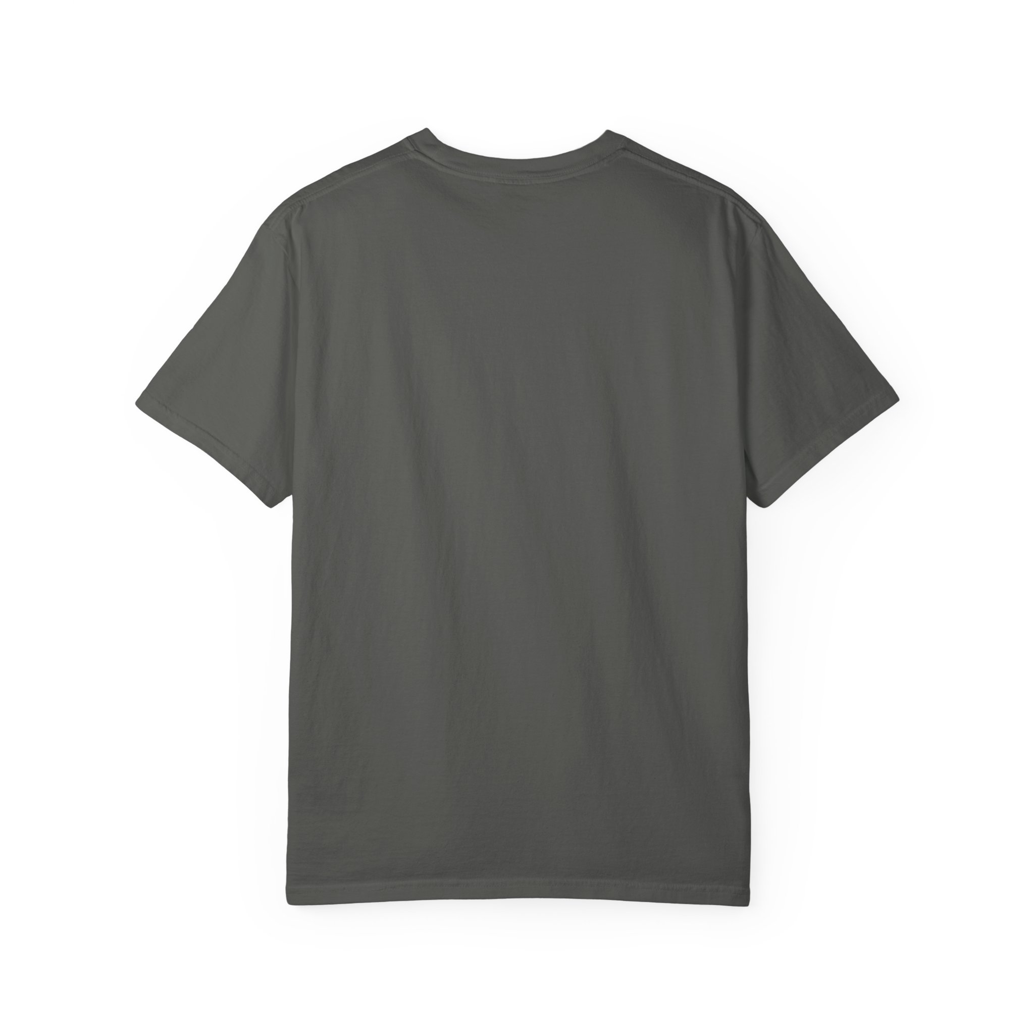 Bug-Free Backyard T-shirt in Pepper, back view
