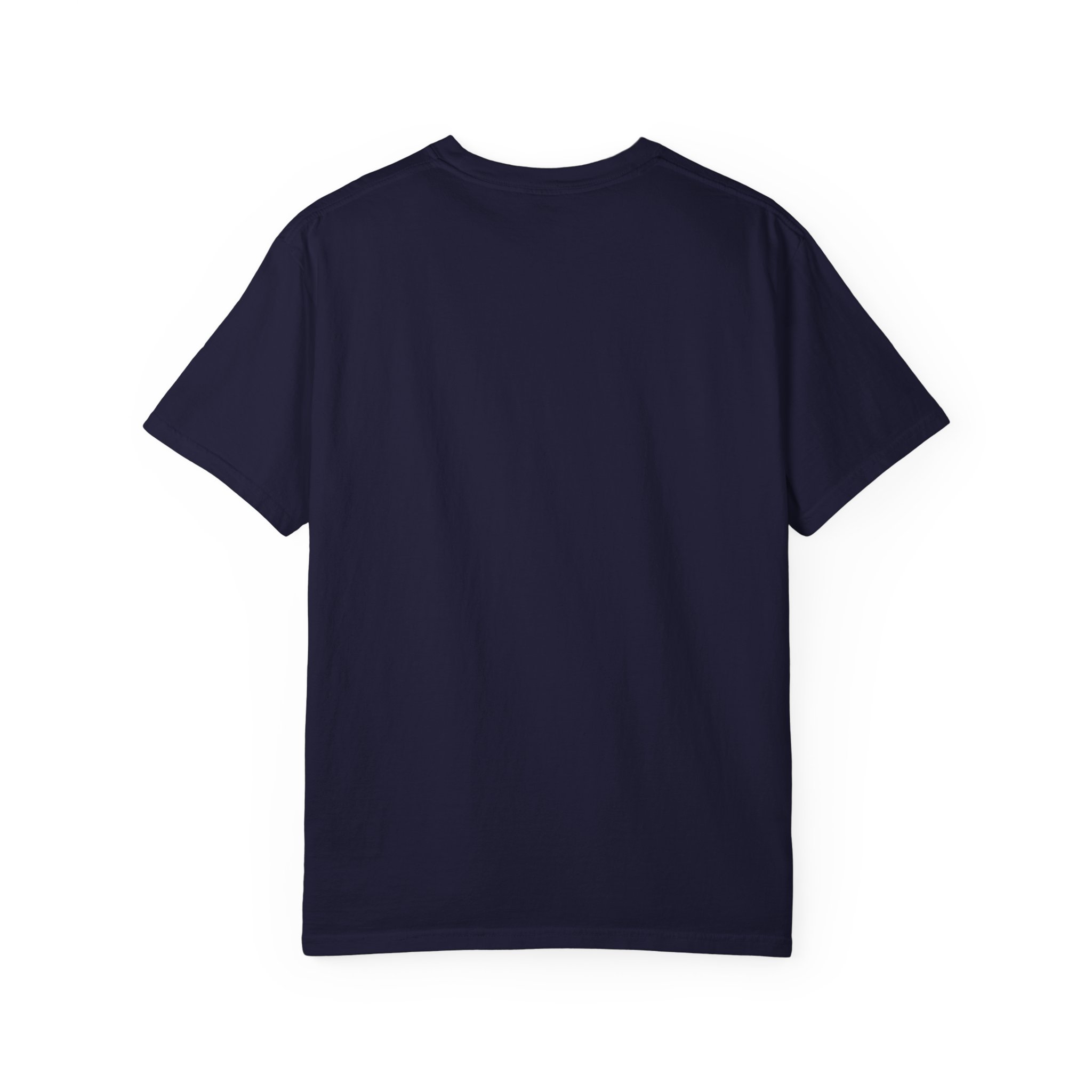 AI Magic Bunny T-shirt in True Navy, back view